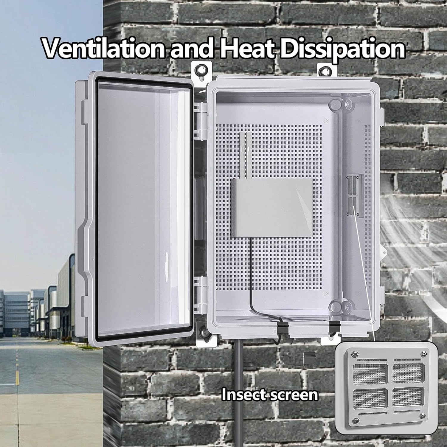 ABS Electrical Junction Box Ventilated Design Cable | | Pittston