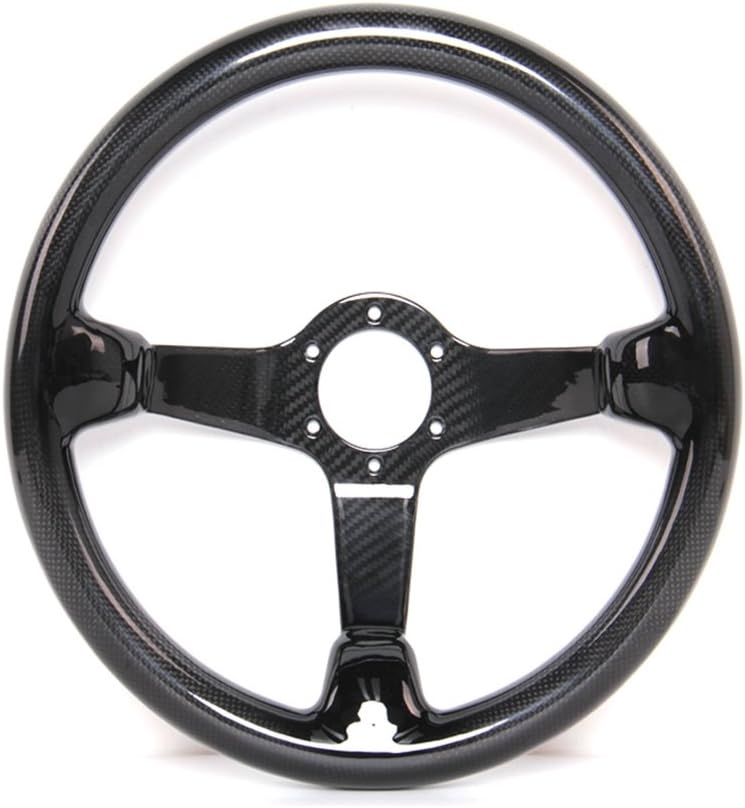 Carbon Fiber Steering Wheel 14'' inch 350mm Diameter 6 Bolts - Racing Quick Release