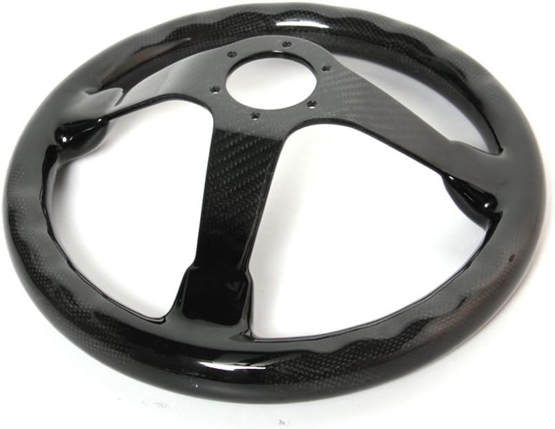 Carbon Fiber Steering Wheel 14'' inch 350mm Diameter 6 Bolts - Racing Quick Release - Image 3