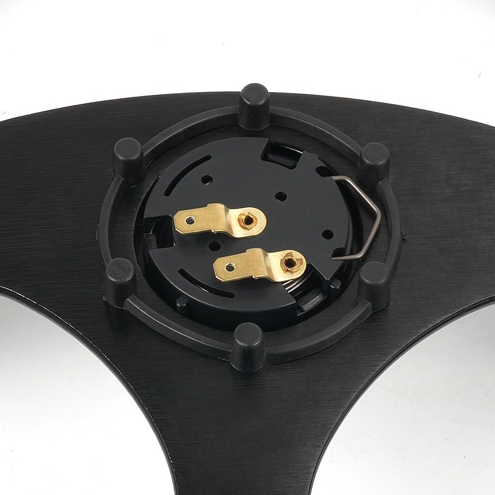 14inch Black Leather Steering Wheel, Universal Sports Car Racing for Race/Rally/Motorsport/Car Sim Driving - Image 8