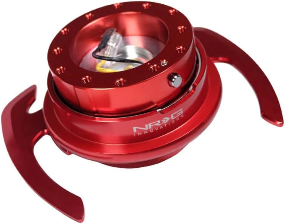 NRG GEN 4.0 Quick Release Kit Adapter, Black Body/Black Ring With Handles- 6x70 and 6x74mm Bolt Patterns NRG-SRK-700BK - Image 5