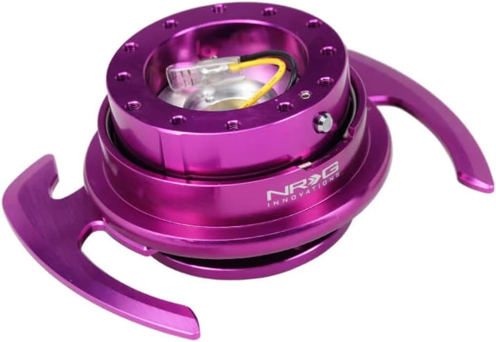 NRG GEN 4.0 Quick Release Kit Adapter, Black Body/Black Ring With Handles- 6x70 and 6x74mm Bolt Patterns NRG-SRK-700BK - Image 13