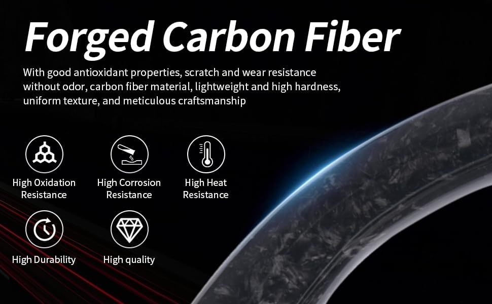 Carbon Fiber LED Mustang Steering Wheel- EcoBoost/GT/Shelby GT350/GT350R 2018-2023, LED Shift Indicator Racing Display, D-shaped Flat-bottom Perforated Leather Grip with Replacement Trim - Image 35