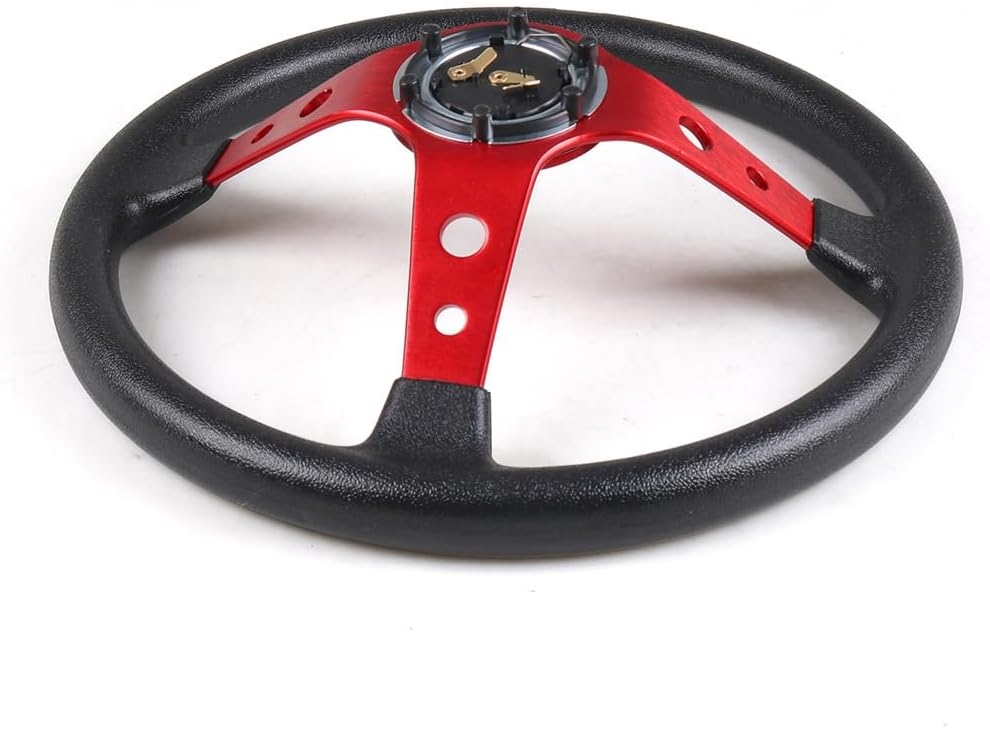 350mm Leather Steering Wheel black With Adapter Plate - Car Racing 14inch 70mm PCD For Logitech G29 G920 G923 For Racing Game - Image 14
