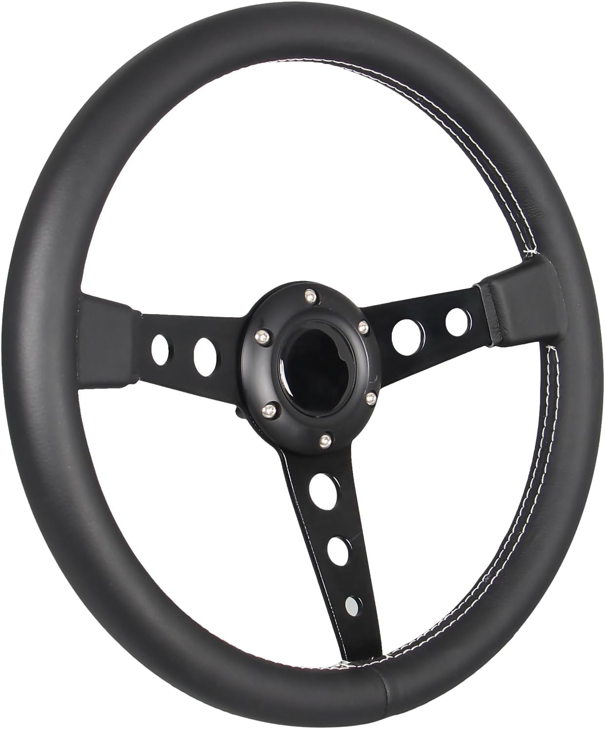 3 Color Microfiber Steering Wheel Leather 13.8”/350mm Drifting Deep Dish Steering Wheel For Car and Simulation PC Game - Image 20
