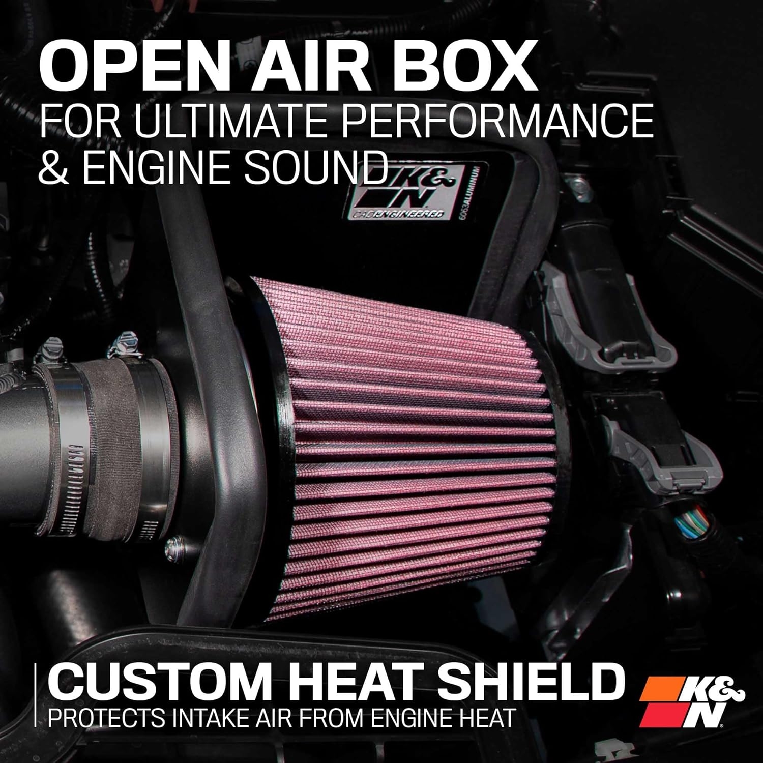 2023-2025 Honda Civic K&N Cold Air Intake System: High-Flow Air Filter, Increase Performance - 2023-2025 Acura/Honda: Integra, Accord- 69-1509TC - Image 6