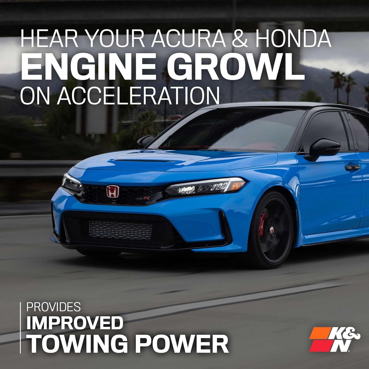 2023-2025 Honda Civic K&N Cold Air Intake System: High-Flow Air Filter, Increase Performance - 2023-2025 Acura/Honda: Integra, Accord- 69-1509TC - Image 7