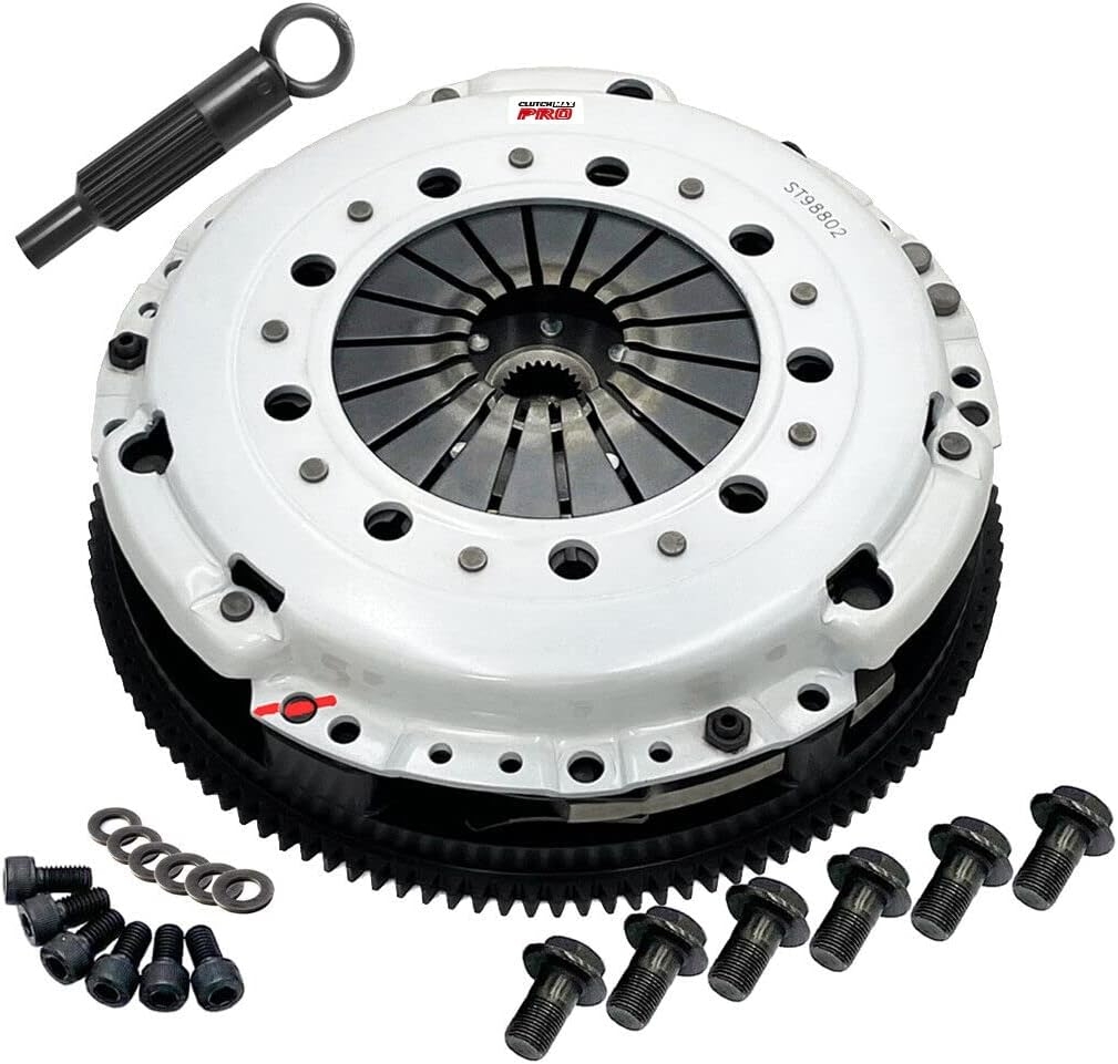 ClutchMaxPRO 700HP Heavy Duty Twin-Plate Clutch Kit with Flywheel System Compatible with Ford 2015-2023 Mustang Ecoboost 2.3L Turbo with MT-82 6-speed (CP07230MP-CK) - Image 3