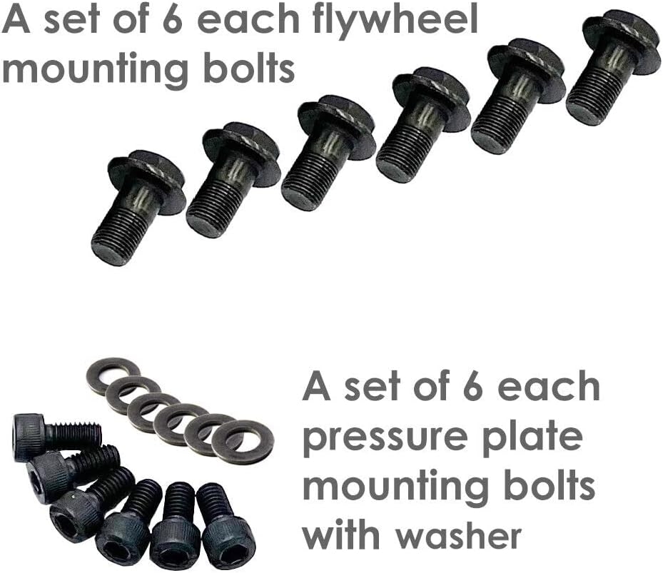 ClutchMaxPRO 700HP Heavy Duty Twin-Plate Clutch Kit with Flywheel System Compatible with Ford 2015-2023 Mustang Ecoboost 2.3L Turbo with MT-82 6-speed (CP07230MP-CK) - Image 9