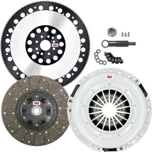 ClutchMaxPRO Performance Stage 1 Clutch Kit with Chromoly Flywheel Compatible with 2011-2017 Mustang GT 2012 2013 Mustang Boss 302 5.0L V8 Coyote (CP07809HDLSF-ST1)