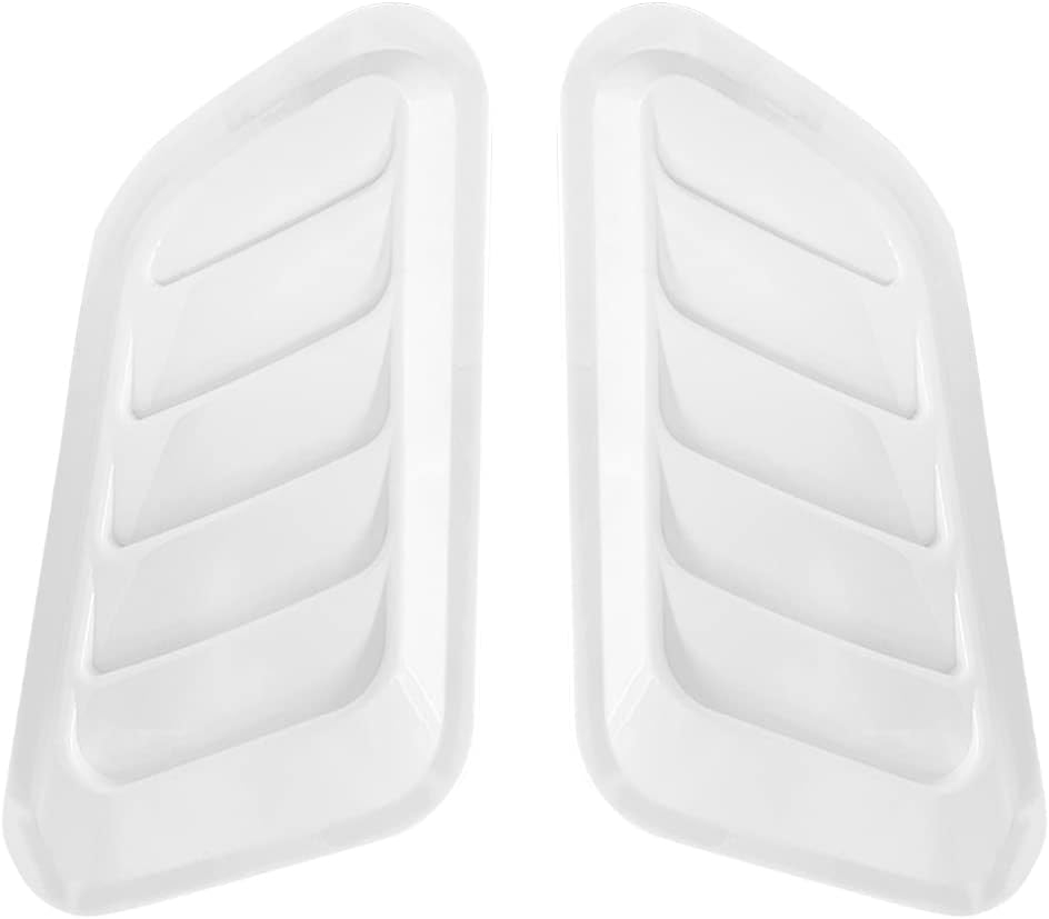 2PCS Universal Hood Air Vents for Car Hood Scoop, Bonnet Vent Hood Air Intake Trim Cover (Black) - Image 23