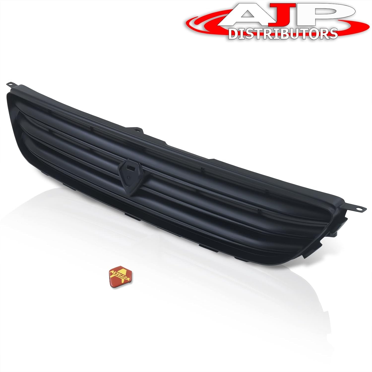 AJP Distributors Front Upper Bumper Hood Altezza Grill Mesh Grille ABS Cover Black JDM VIP Emblem Compatible/Replacement For IS300 IS200 XE10 GXE10 JCE10 SXE10 2001 2002 2003 2004 2005 01 02 03 04 05 - Image 2