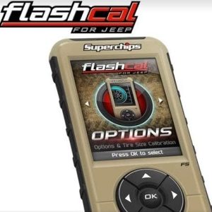 SUPERCHIPS FLASHCAL F5 IN-CAB TUNER,GASOLINE,COMPATIBLE WITH 2007-2018 JEEP JK WRANGLER