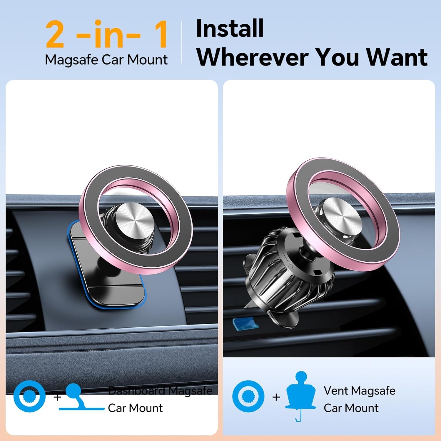 Kaistyle for Magsafe Car Mount20 Strong MagnetsMagnetic Phone Holder for Car Phone Holder Mount Dash Mounted Holders Cell Phone Holders for Your Car Accessories for Women Men for iPhone 17 16 15 14 - Image 19