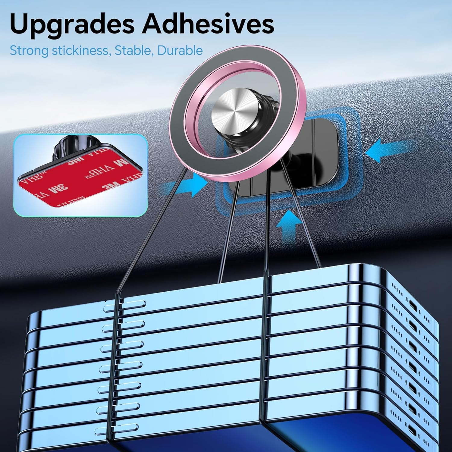 Kaistyle for Magsafe Car Mount20 Strong MagnetsMagnetic Phone Holder for Car Phone Holder Mount Dash Mounted Holders Cell Phone Holders for Your Car Accessories for Women Men for iPhone 17 16 15 14 - Image 22