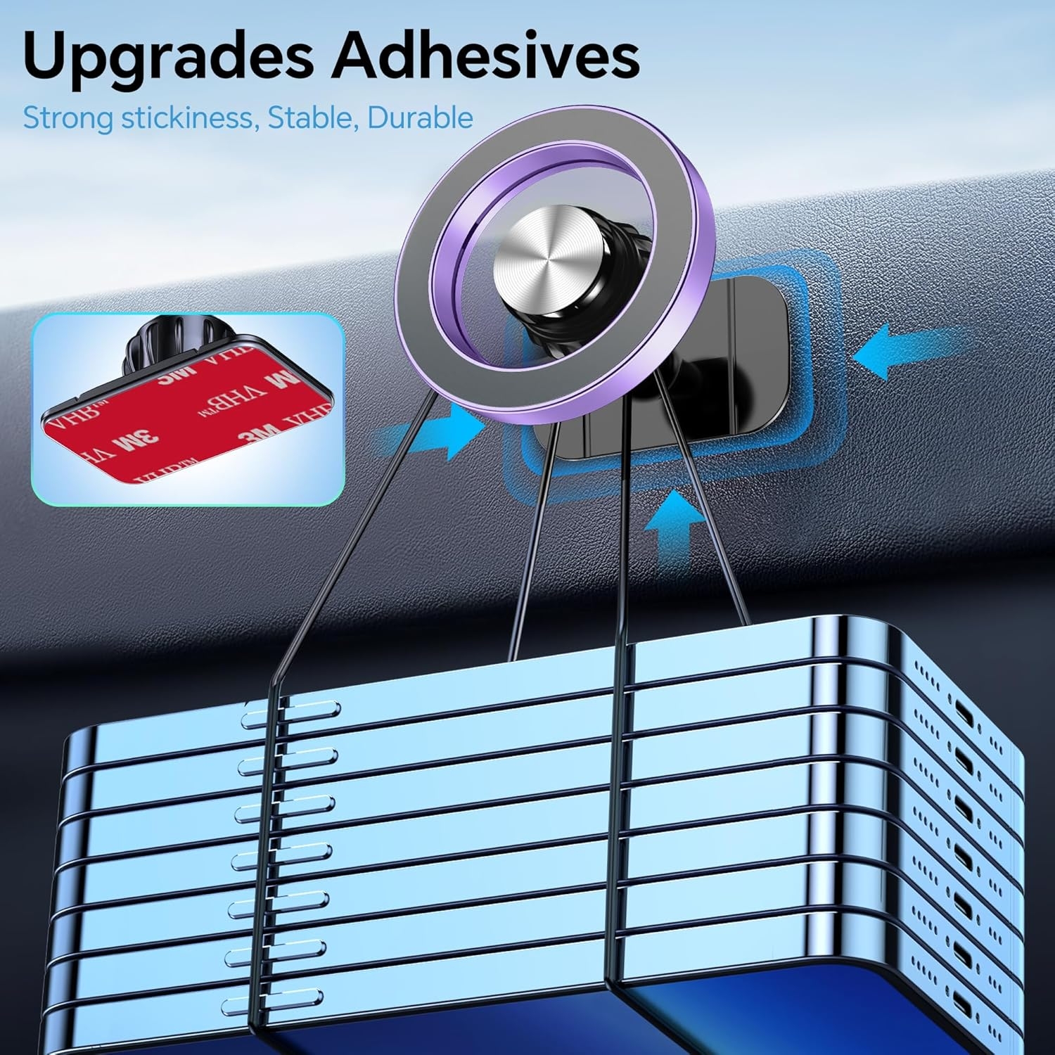 Kaistyle for Magsafe Car Mount20 Strong MagnetsMagnetic Phone Holder for Car Phone Holder Mount Dash Mounted Holders Cell Phone Holders for Your Car Accessories for Women Men for iPhone 17 16 15 14 - Image 28