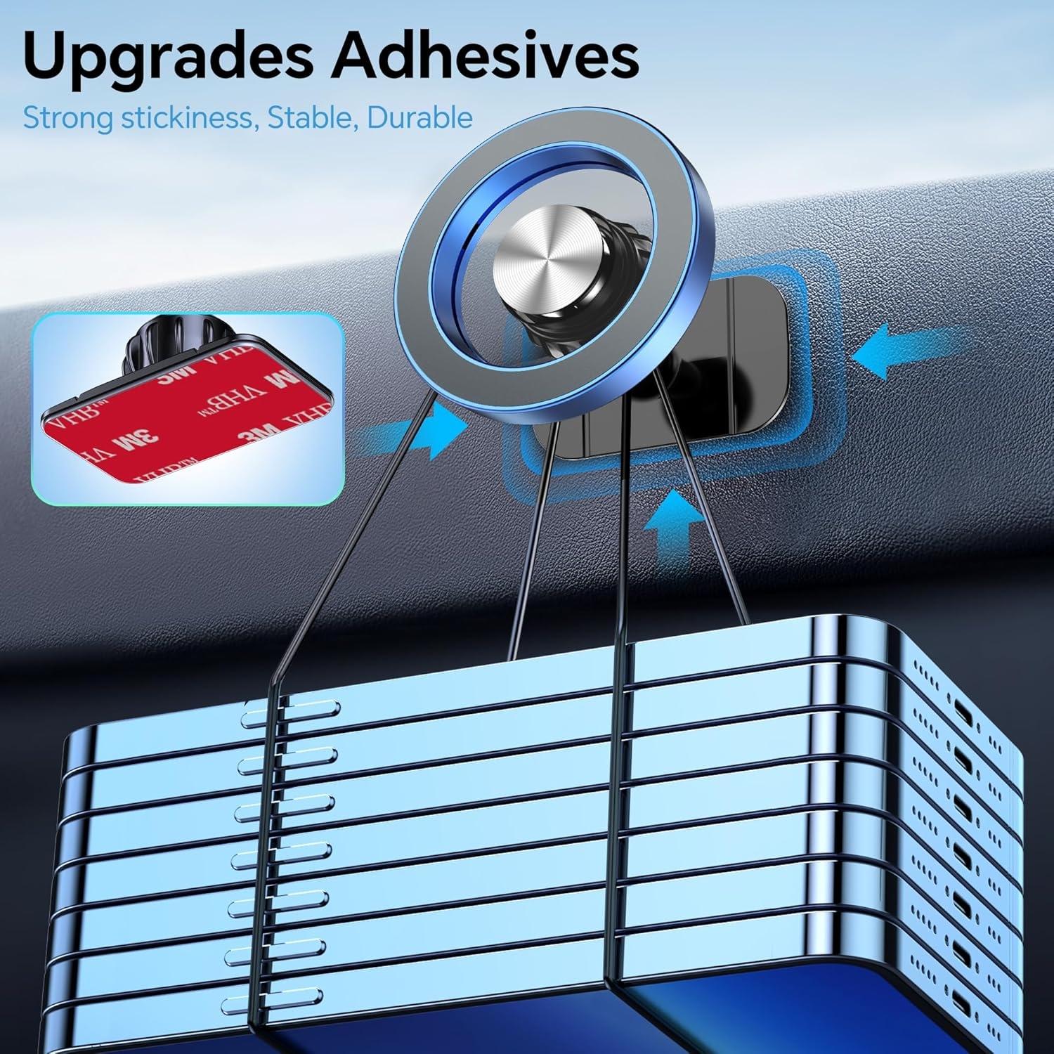 Kaistyle for Magsafe Car Mount20 Strong MagnetsMagnetic Phone Holder for Car Phone Holder Mount Dash Mounted Holders Cell Phone Holders for Your Car Accessories for Women Men for iPhone 17 16 15 14 - Image 33