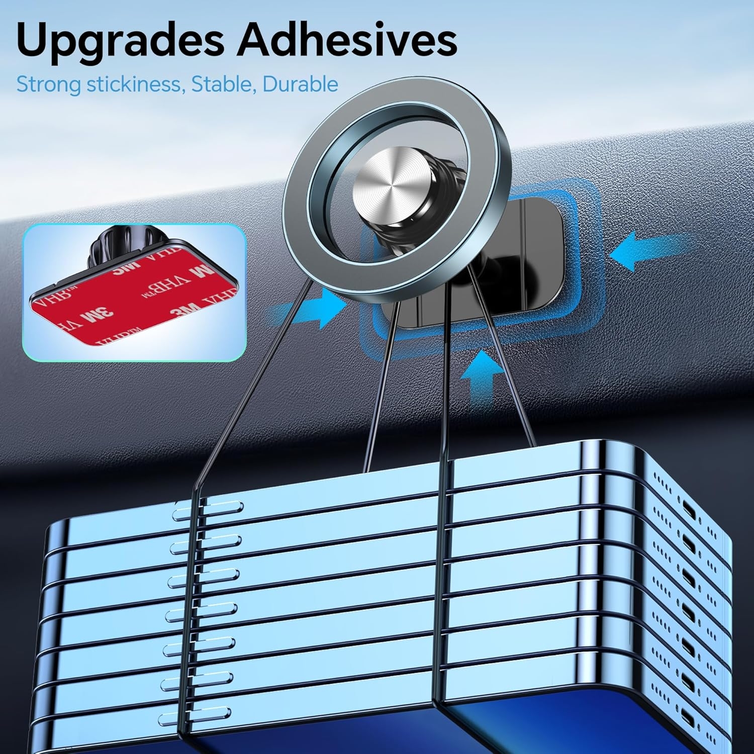 Kaistyle for Magsafe Car Mount20 Strong MagnetsMagnetic Phone Holder for Car Phone Holder Mount Dash Mounted Holders Cell Phone Holders for Your Car Accessories for Women Men for iPhone 17 16 15 14 - Image 40