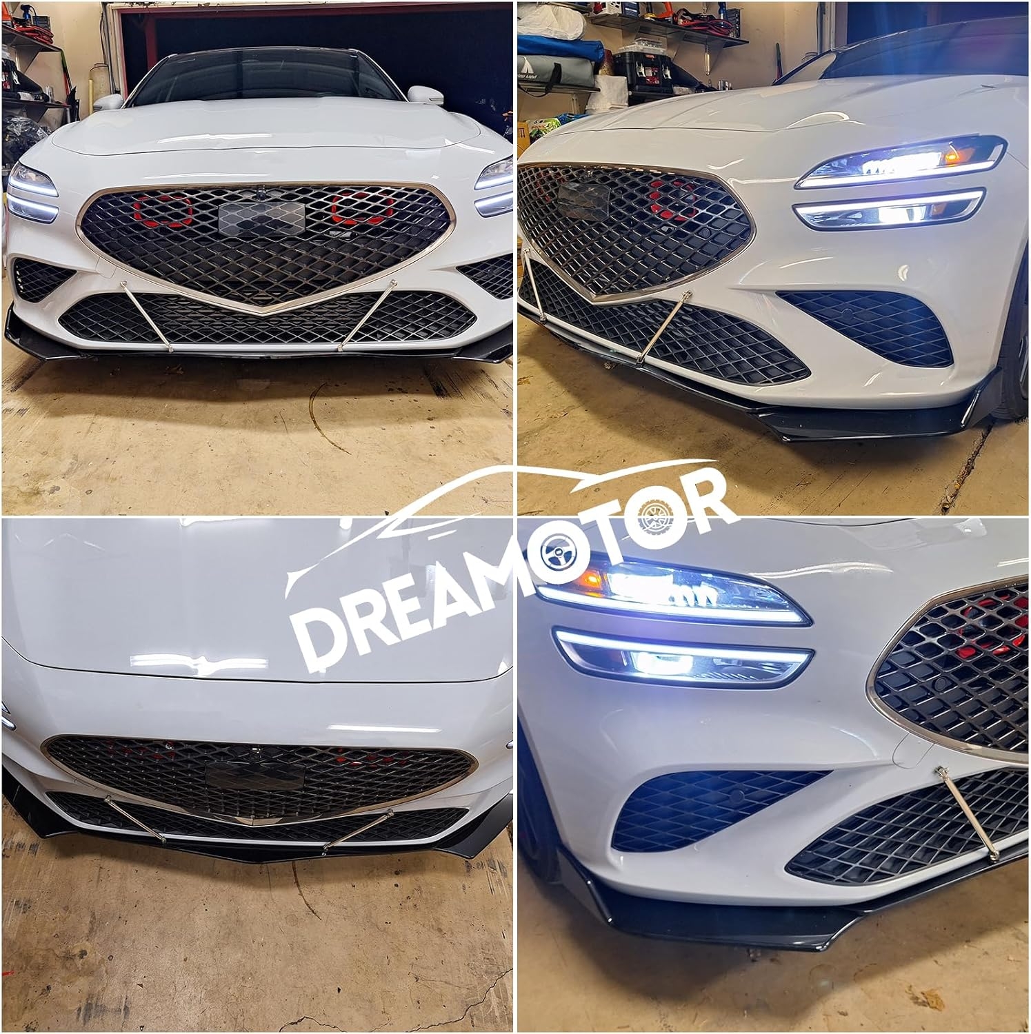 2PCS 8"-11" Adjustable Front Bumper Lip Splitter Support Rods Universal Bumper Lip Support Rods Compatible with Most Car Vehicles (Red) - Image 10