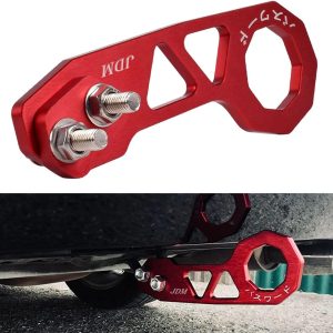 Rear Tow Hook for Universal Car, Racing Trailer Hook Red