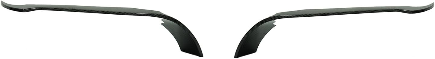 A Pair Canards Front Bumper for Chevrolet Corvette C8 Stingray/Z51 2020-2024 Front Bumper Spoiler Splitter Side Dive Plane Air Vent Fins Intake Grill Inserts ABS Plastic (Glossy Black) - Image 10