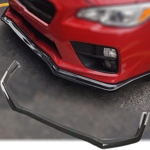 Front Bumper Lip Spoiler Compatible with Subaru WRX STI 2015-2020 Sedan CS-Style 3PCS Front Lip (Carbon Fiber Look)