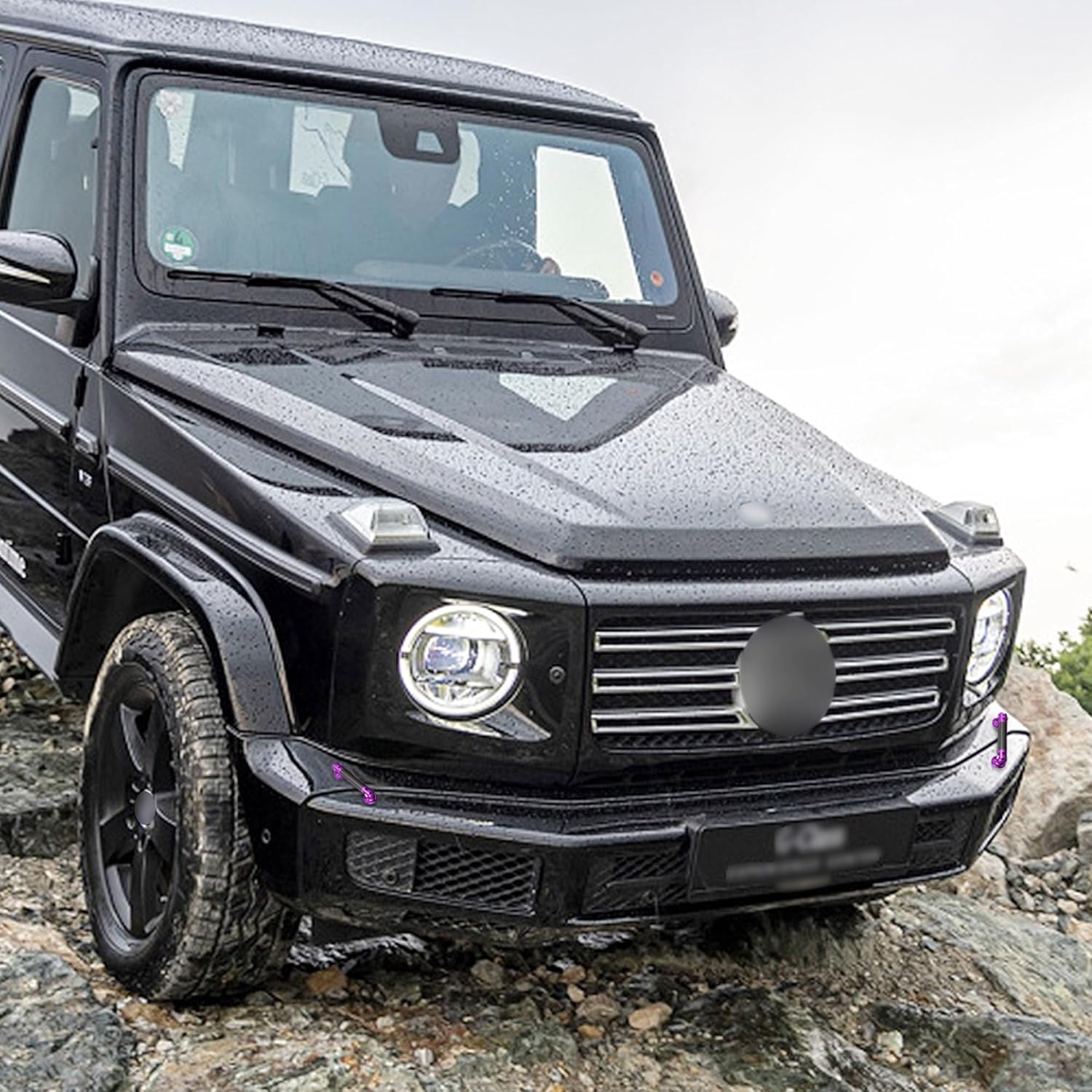 TOMALL 2 Pcs 45mm Car Adjustable Front/Rear Bumper Lip Splitter Support Strut Rod Carbon Fiber Red Universal Auto Bumper Fasteners Lever (Carbon Fiber Red) - Image 34