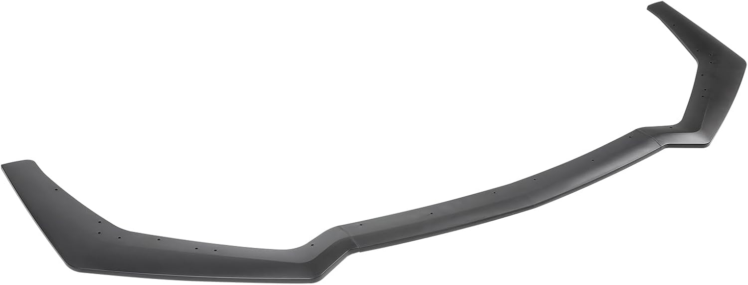 3PCS Matte Black Front Bumper Lip Chin Spoiler Splitter Diffuser Protector Body Kit with Adjustable 10"-13" Red Support Rod Compatible with 2018-2022 Ford Mustang Ecoboost GT V8 - Image 28