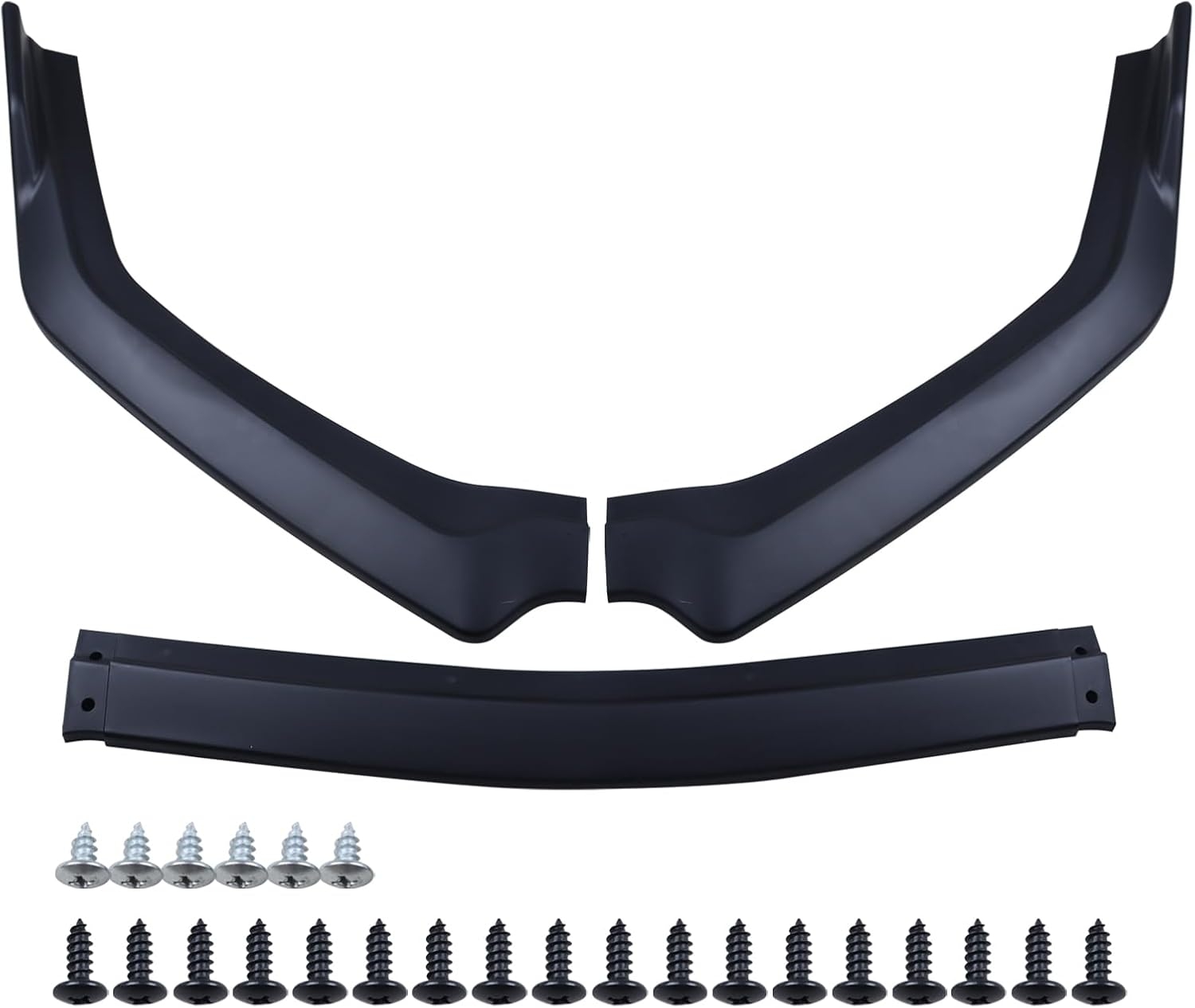 Front Lip Bumper Fit for Ford Mustang GT 2018-2023 Chin Splitter Spoiler Diffuser Protector Guard Wing Body Kit Air Dam Mustang Accessories(Matte Black) - Image 4