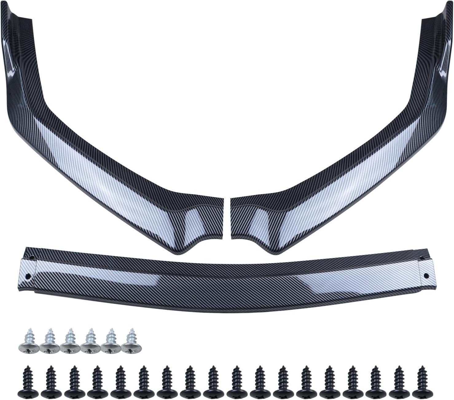 Front Lip Bumper Fit for Ford Mustang GT 2018-2023 Chin Splitter Spoiler Diffuser Protector Guard Wing Body Kit Air Dam Mustang Accessories(Matte Black) - Image 9