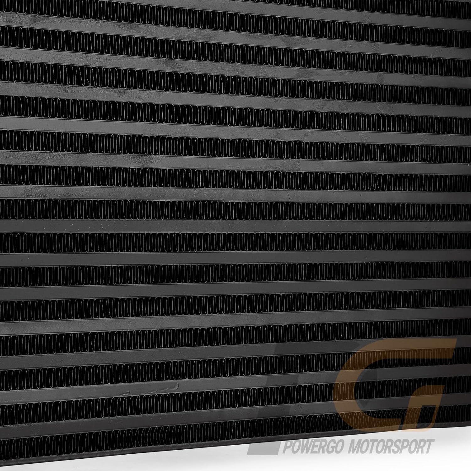 Universal Turbo Intercooler 31x12x3 in. BLACK Front Mount Intercooler FMIC Fits Camaro Mustang Supra 350Z S13 - Image 3