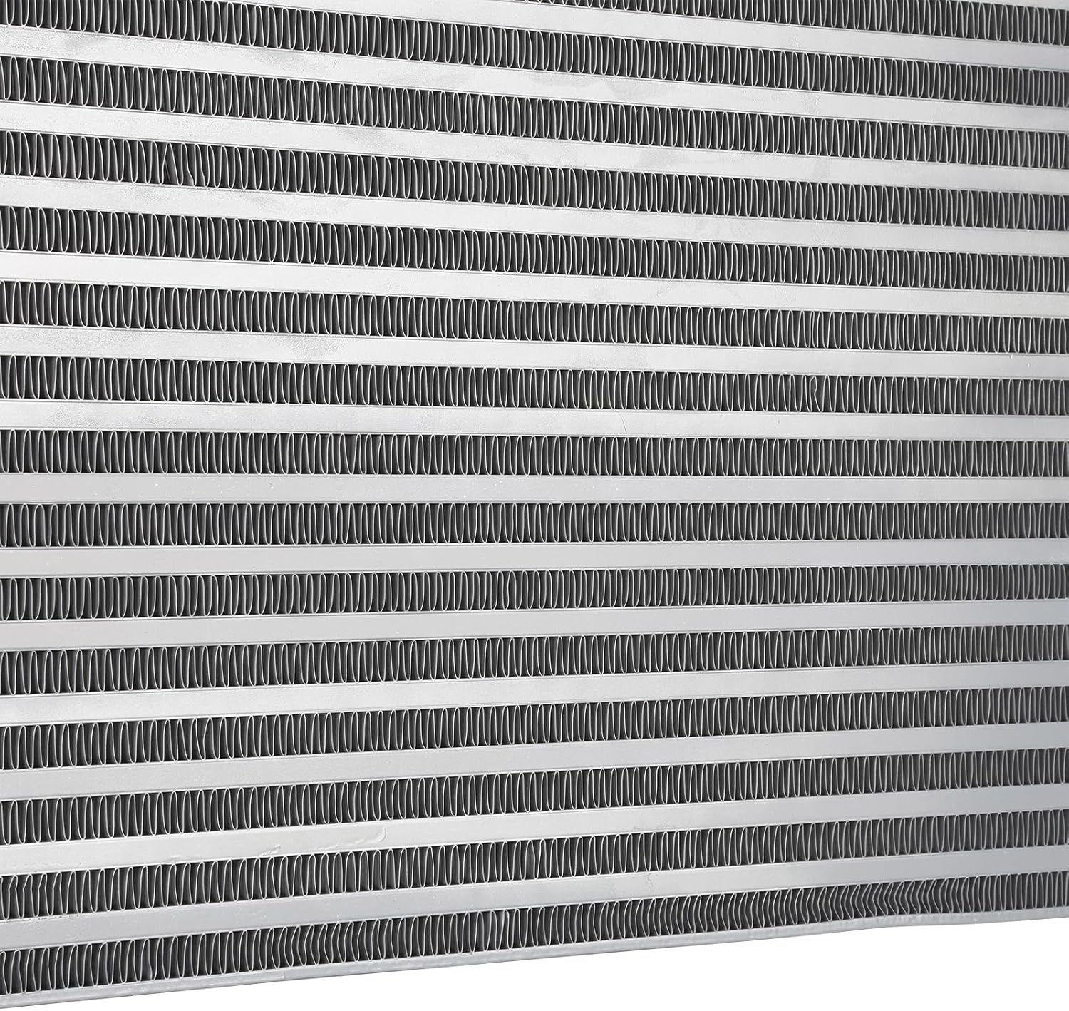 Universal Turbo Intercooler 31x12x3 in. BLACK Front Mount Intercooler FMIC Fits Camaro Mustang Supra 350Z S13 - Image 10