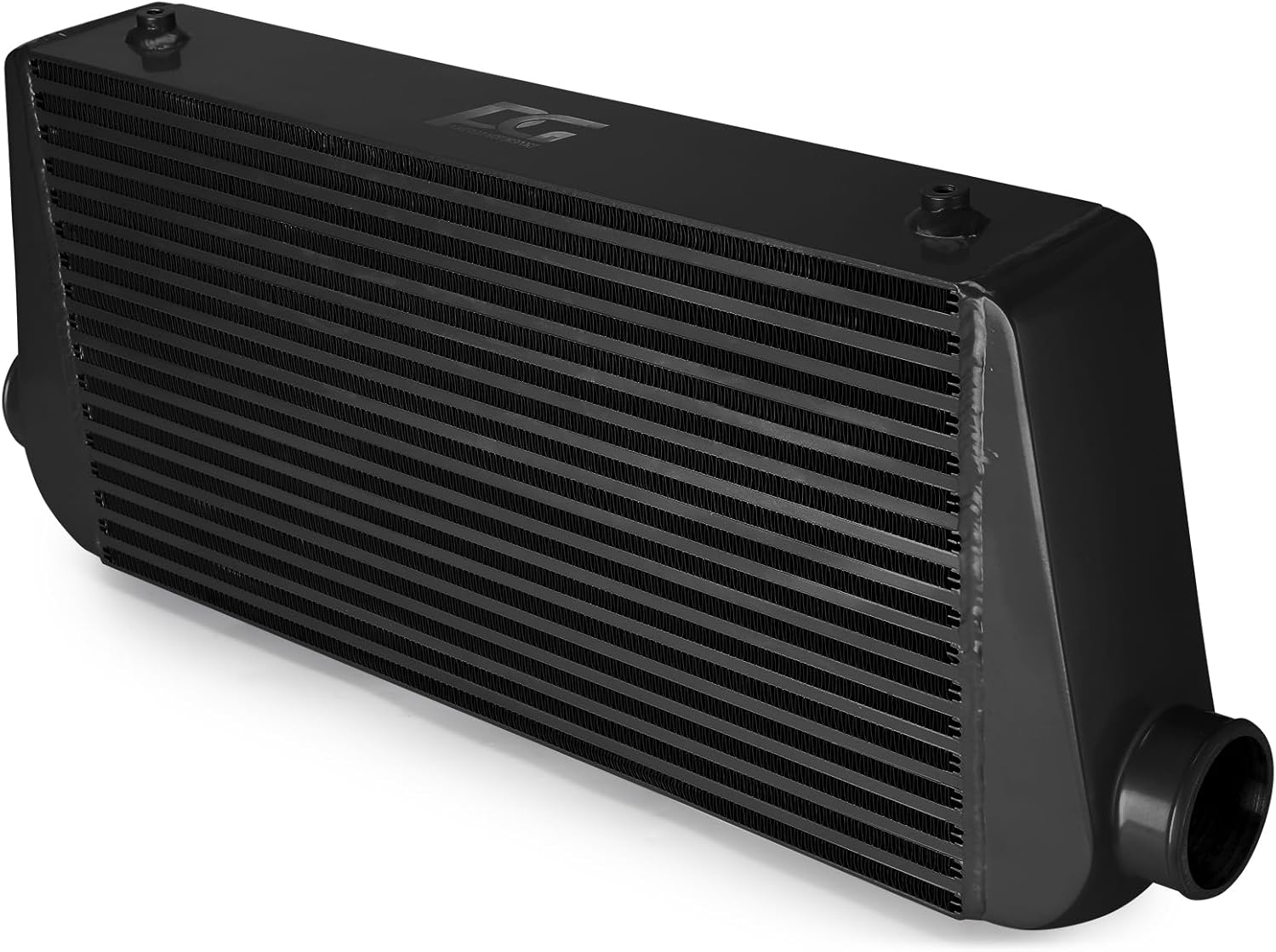 Universal Turbo Intercooler 31x12x3 in. BLACK Front Mount Intercooler FMIC Fits Camaro Mustang Supra 350Z S13 - Image 16