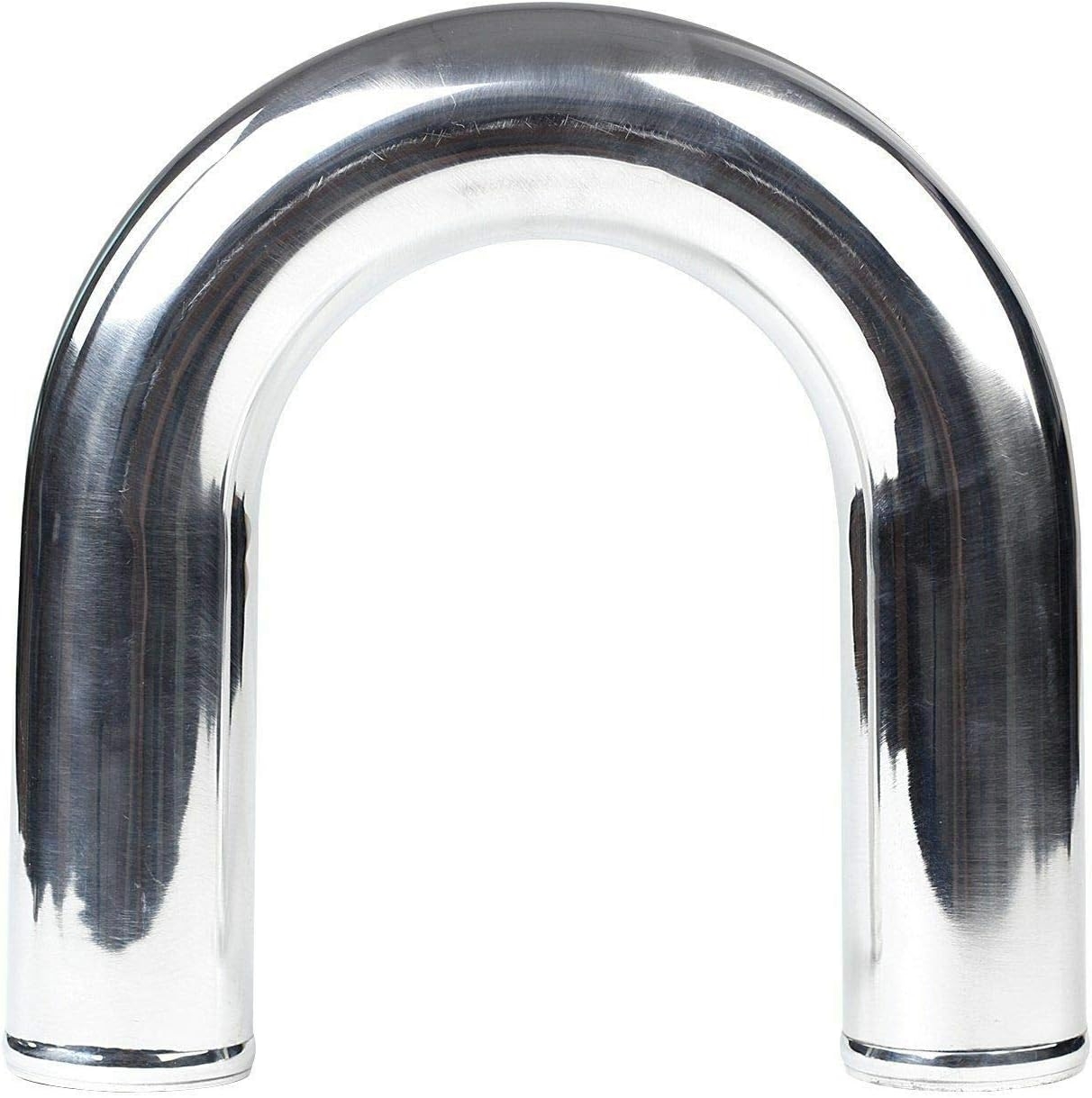 MOOSUN Universal 3" Inch Aluminum Intercooler Piping U-Pipe Kit with Coupler Black and T-Clamps - Image 3