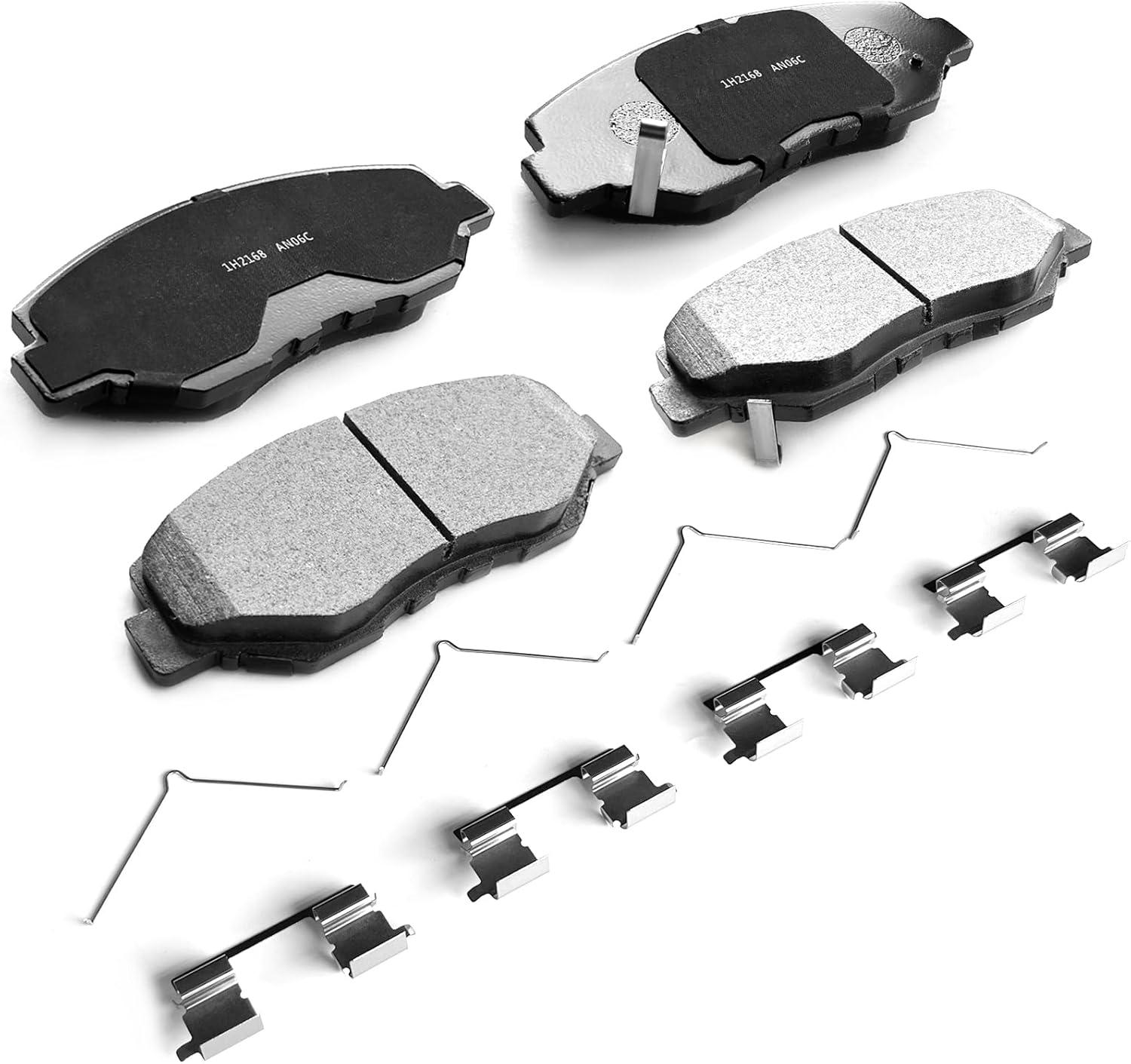 MILLISEC Front Brake Pads Set Compatible with 1989-2019 Honda Accord/CR-V-All/CR-Z-All/ILX-Gas/Element/Fit-Electric/Civic Car Brake Pads OEM Replaces 17-914