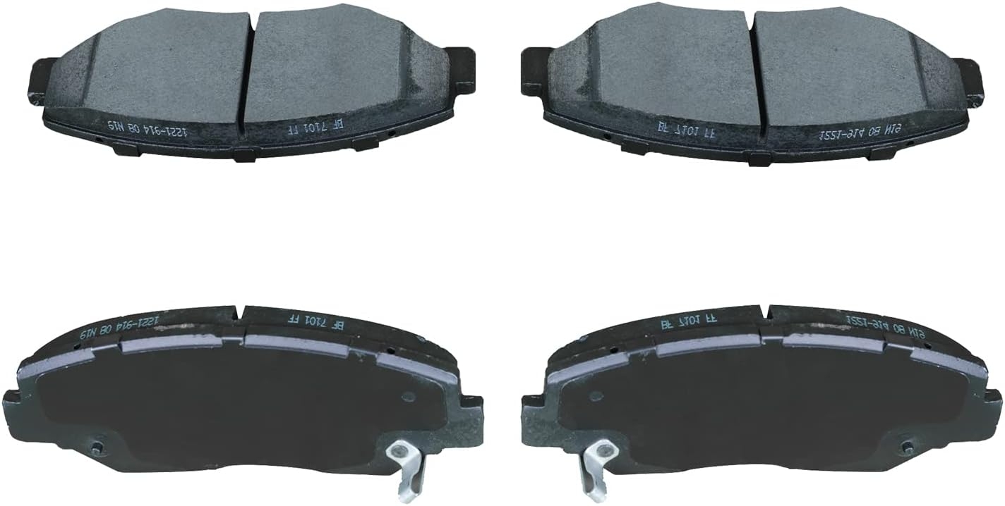 Replacement for Front & Rear Ceramic Brake pads Set 2016 2017 2018 2019 Honda Civic D1451 D914 - Image 3