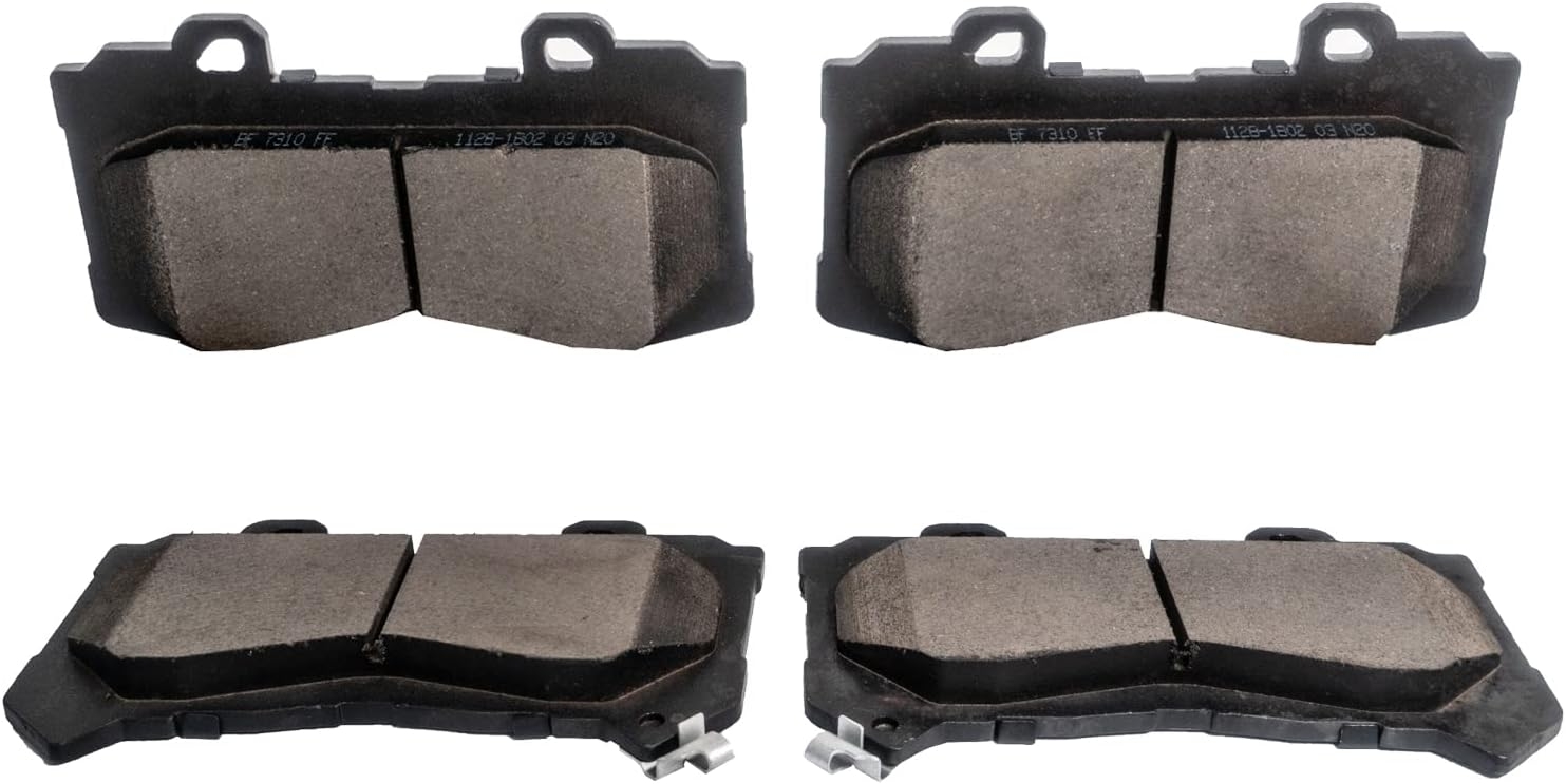 Replacement for Front & Rear Ceramic Brake pads Set 2016 2017 2018 2019 Honda Civic D1451 D914 - Image 11