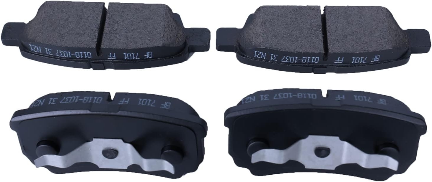 Replacement for Front & Rear Ceramic Brake pads Set 2016 2017 2018 2019 Honda Civic D1451 D914 - Image 18