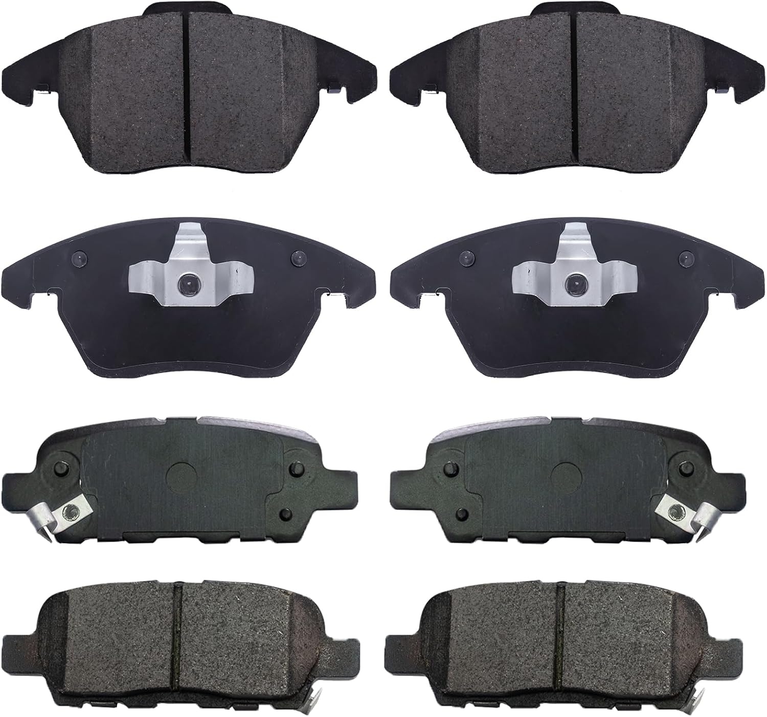 Replacement for Front & Rear Ceramic Brake pads Set 2016 2017 2018 2019 Honda Civic D1451 D914 - Image 20