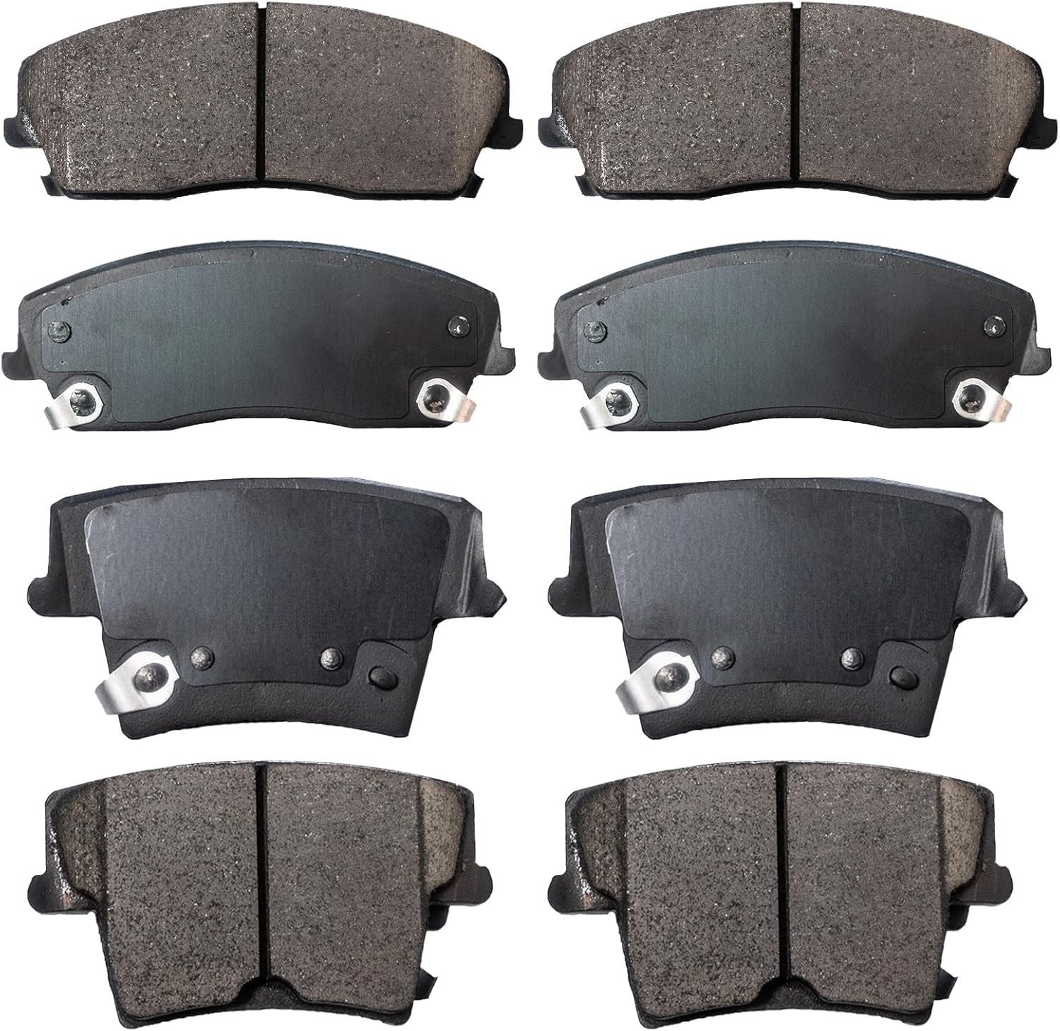 Replacement for Front & Rear Ceramic Brake pads Set 2016 2017 2018 2019 Honda Civic D1451 D914 - Image 28