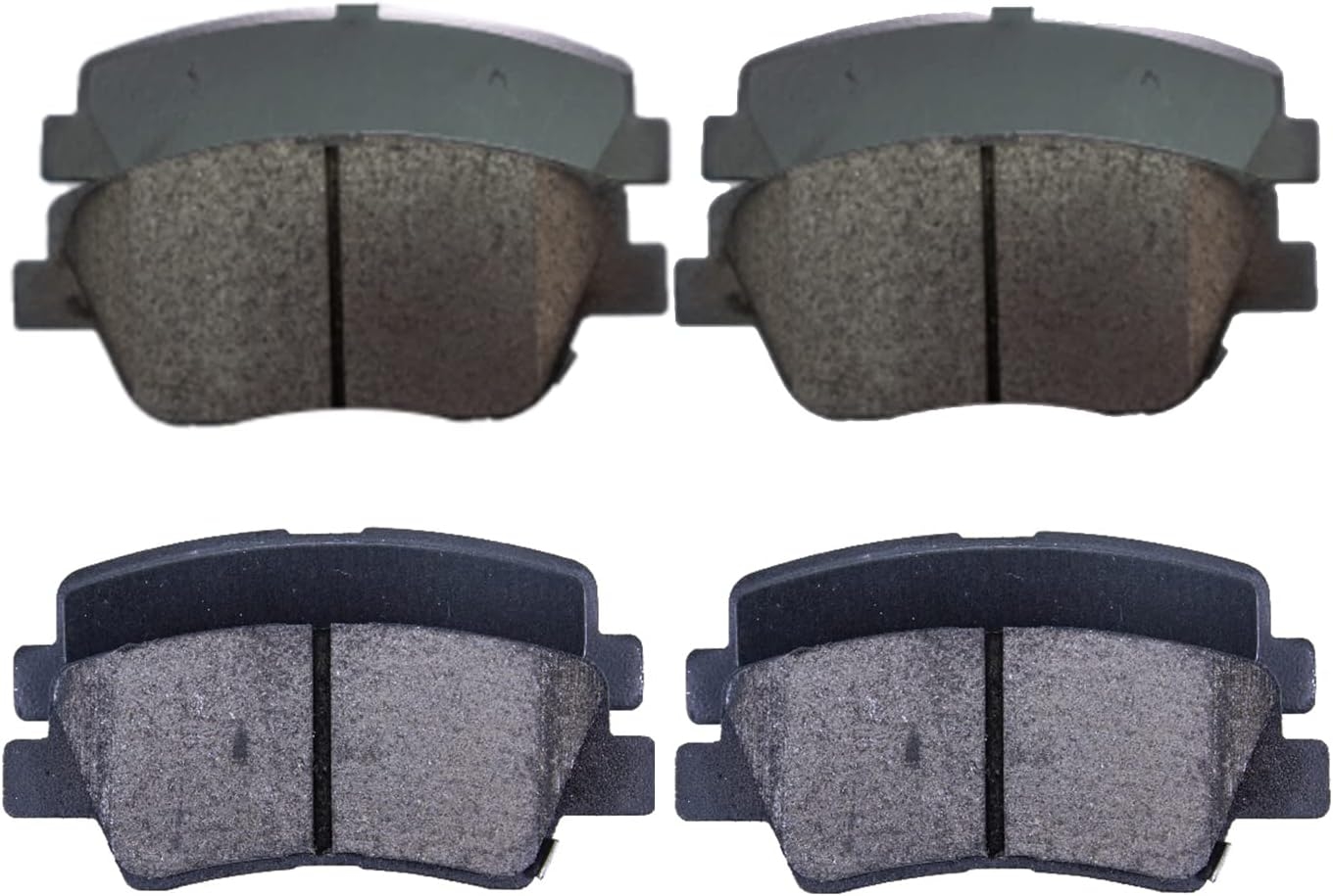 Replacement for Front & Rear Ceramic Brake pads Set 2016 2017 2018 2019 Honda Civic D1451 D914 - Image 29