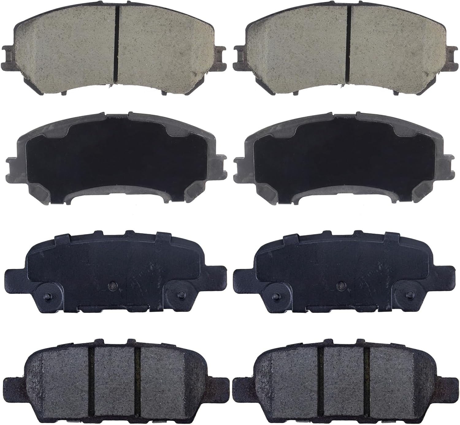 Replacement for Front & Rear Ceramic Brake pads Set 2016 2017 2018 2019 Honda Civic D1451 D914 - Image 30