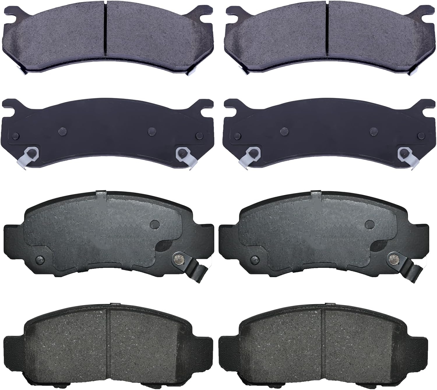 Replacement for Front & Rear Ceramic Brake pads Set 2016 2017 2018 2019 Honda Civic D1451 D914 - Image 40