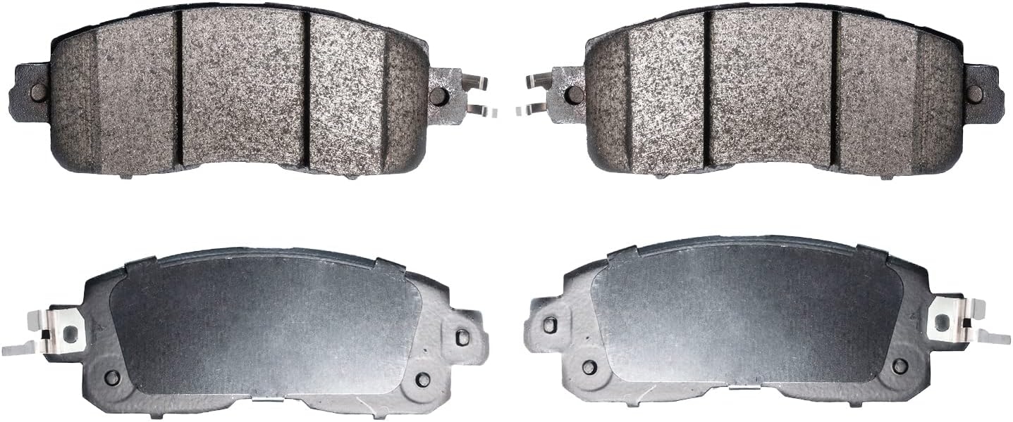Replacement for Front & Rear Ceramic Brake pads Set 2016 2017 2018 2019 Honda Civic D1451 D914 - Image 46