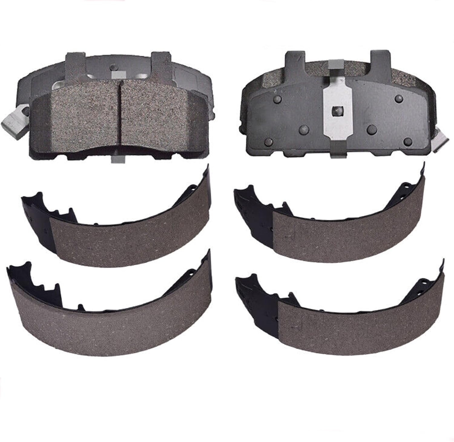 Replacement for Front & Rear Ceramic Brake pads Set 2016 2017 2018 2019 Honda Civic D1451 D914 - Image 47