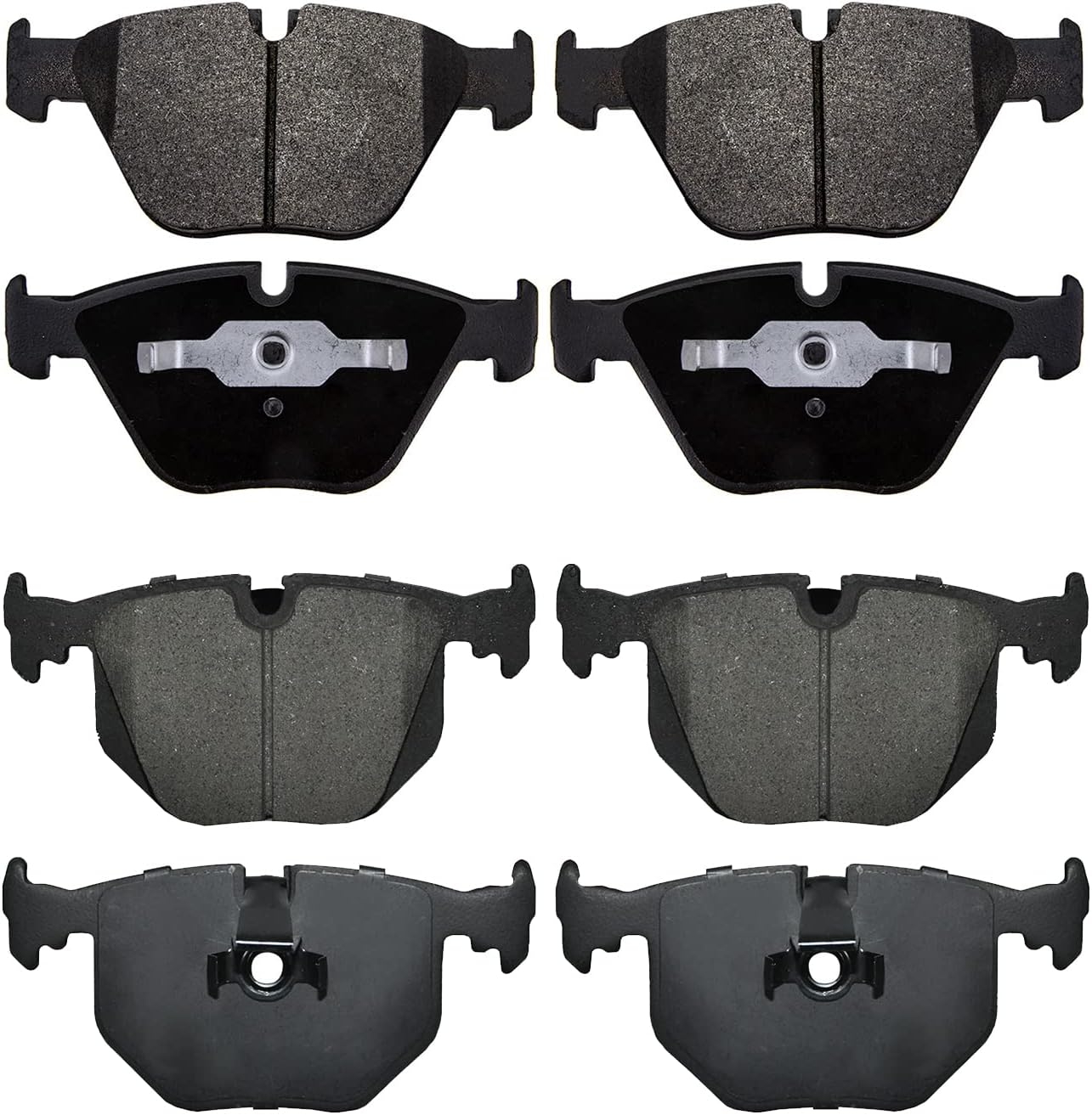 Replacement for Front & Rear Ceramic Brake pads Set 2016 2017 2018 2019 Honda Civic D1451 D914 - Image 50