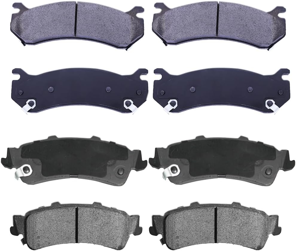 Replacement for Front & Rear Ceramic Brake pads Set 2016 2017 2018 2019 Honda Civic D1451 D914 - Image 54