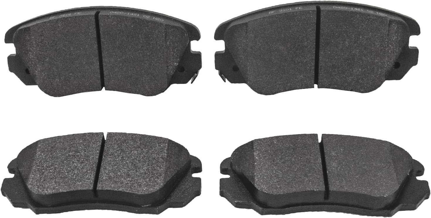Replacement for Front & Rear Ceramic Brake pads Set 2016 2017 2018 2019 Honda Civic D1451 D914 - Image 57