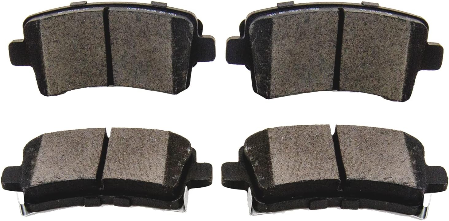Replacement for Front & Rear Ceramic Brake pads Set 2016 2017 2018 2019 Honda Civic D1451 D914 - Image 58