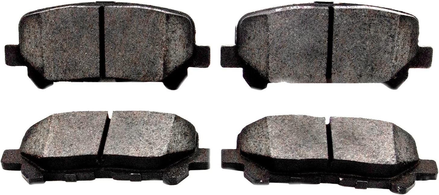 Replacement for Front & Rear Ceramic Brake pads Set 2016 2017 2018 2019 Honda Civic D1451 D914 - Image 65